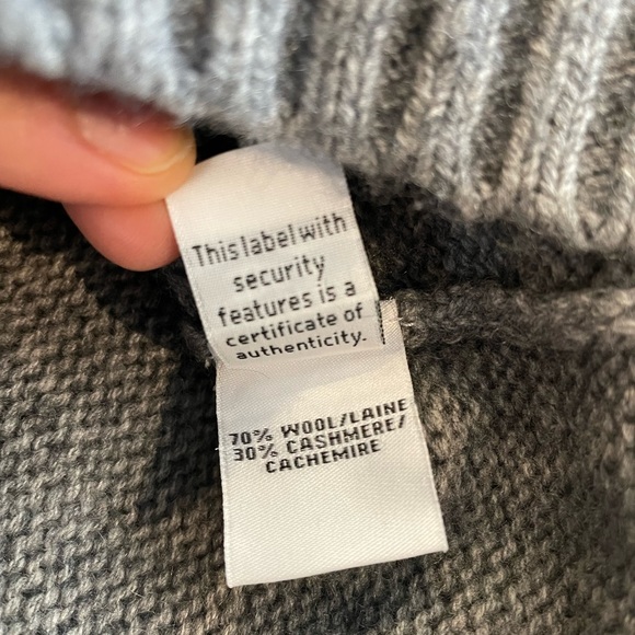 Diane von Furstenberg Talassa Turtleneck Sweater Gray Small - Picture 4 of 7